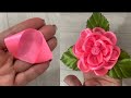 DIY_How to make roses with satin ribbon