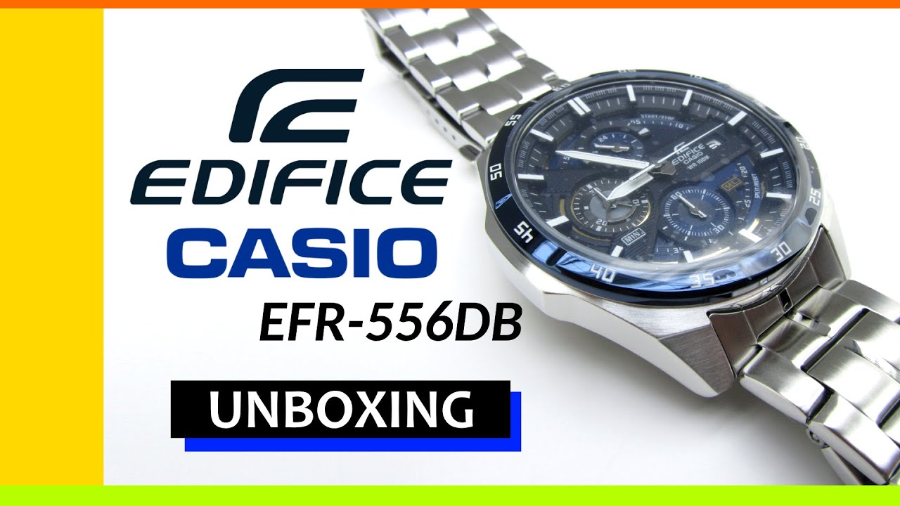 Casio Edifice EFR-547D-2AVUEF - YouTube