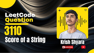 LeetCode 3110 | Score of a String | Simple ASCII Difference Logic in C++