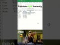 Calculate Age Instantly from Birthdate #shorts #youtubeshorts #excel
