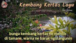 KEMBANG KERTAS LAYU KARAOKE - Lagu Bali Lawas Widi Widiana