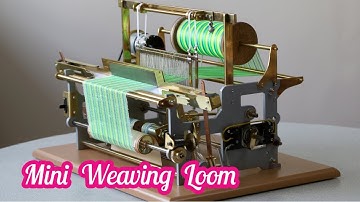 Surprising Mini Power Loom | Some Small Weaving Machine