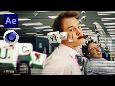 SLAMMING a Keyboard in the Face in Cinema 4D & After Effects