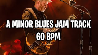 Slow Minor Blues in A minor - 60 BPM