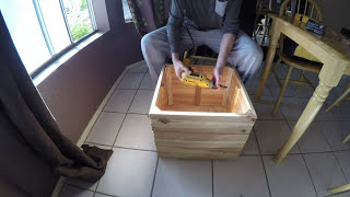 I made this planter box from some old IKEA bed slats someone was throwing out. This is just the time-lapse portion, for the full build 