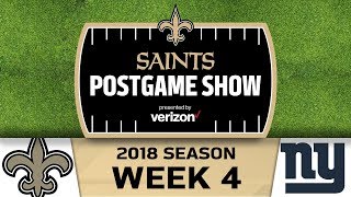 Postgame Show: New Orleans Saints at New York Giants | 2018 NFL Week 4