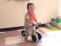 D-Bike mini に1歳3ヶ月の男児が乗る
