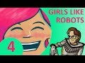 Let's Play Girls Like Robots Part 4 - Angrily Milking Cows
