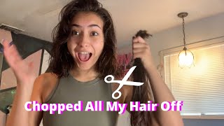 Cutting my own hair! Brad Mondo don’t watch!