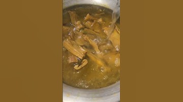 Dried bamboo Shoot recipe 🔥🤤#shorts