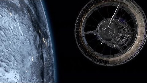 Spaceship Revolving Over Earths Atmosphere | Motion Graphics - Videohive template