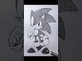 Drawing Sonic #sonic #sonicthehedgehog #sonicfrontiers #sonicexe