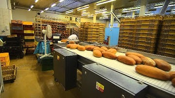 Kornfeil - Automatic deck oven line with Asistent Line machine - Unloading