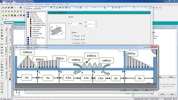 STAAD Pro Tutorials DAY_13 Analysis of Continuous Beam with Different Loads TAMIL