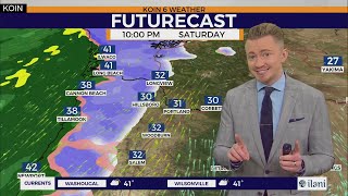Weather Forecast: Portland sees more snow Saturday night image