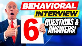 top 6 behavioural interview questions & answers! (how to answer behavioural interview questions!)