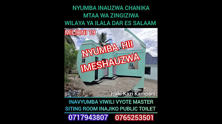 KARIBUNI OFISINI KWETU CHANIKA MWISHO STAND KWA MAHITAJI YA NYUMBA VIWANJA MASHAMBA BEI POA