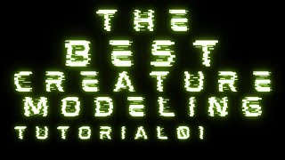 The Best Creature Modeling Tutorial in Blender Part 1