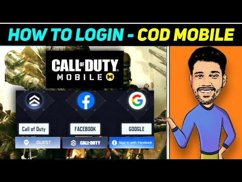 HOW to Login COD Mobile With Facebook, Gmail and Guest Mode Login || COD MOBILE