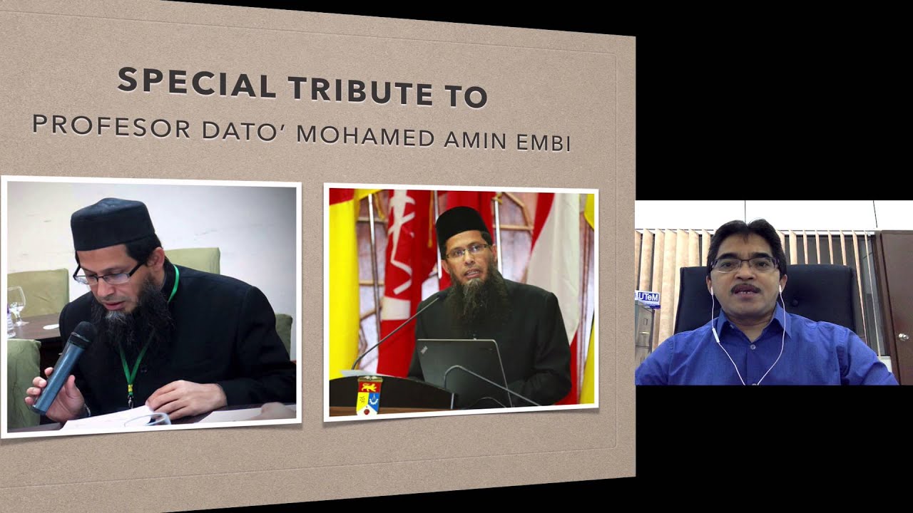 Tribute to Prof Dato' Dr Mohamed Amin Embi - YouTube