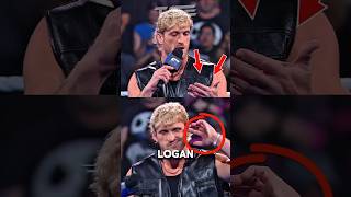 Did You Catch Logan Paul Was Reading His Promo Off His Hand On SmackDown?! 😂 #wwe
