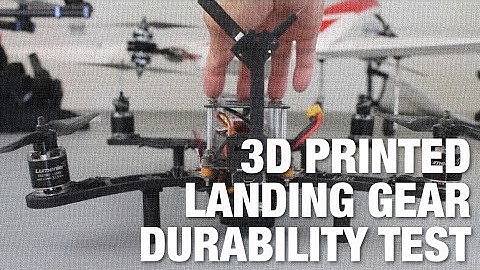 QAV400 3D Printed Landing Gear Unscientific Durability Test