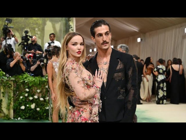 Dove Cameron and Damiano David at event Met Gala 2024 class=