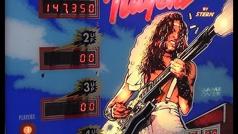 1978 Stern NUGENT pinball machine