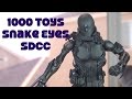 SDCC 1000 Toys Hasbro G.I. Joe Snake Eyes Visual Tour