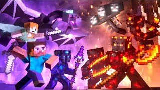 Nether VS The End - Alex and Steve Life (Minecraft Animation)