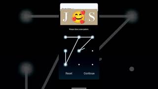 Pattern of JS Love 🥰🥰🥰... #love #lock #patternlock #couples #lovelocks #screenlock