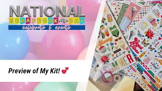 Country Craft Creations, National Scrapbook Day Virtual Retreat 2026, My Kit Preview 💕
