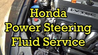 Honda Power Steering Fluid Service/Change