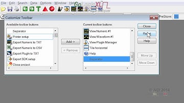 Logic Analyzer GoLogicXL: Customize toolbar (options #04)