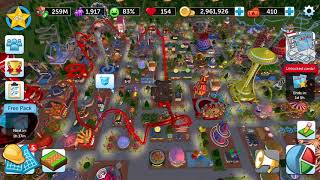 How to get 1,000 Peeps In One Day !!| Rollercoaster Tycoon Touch screenshot 4