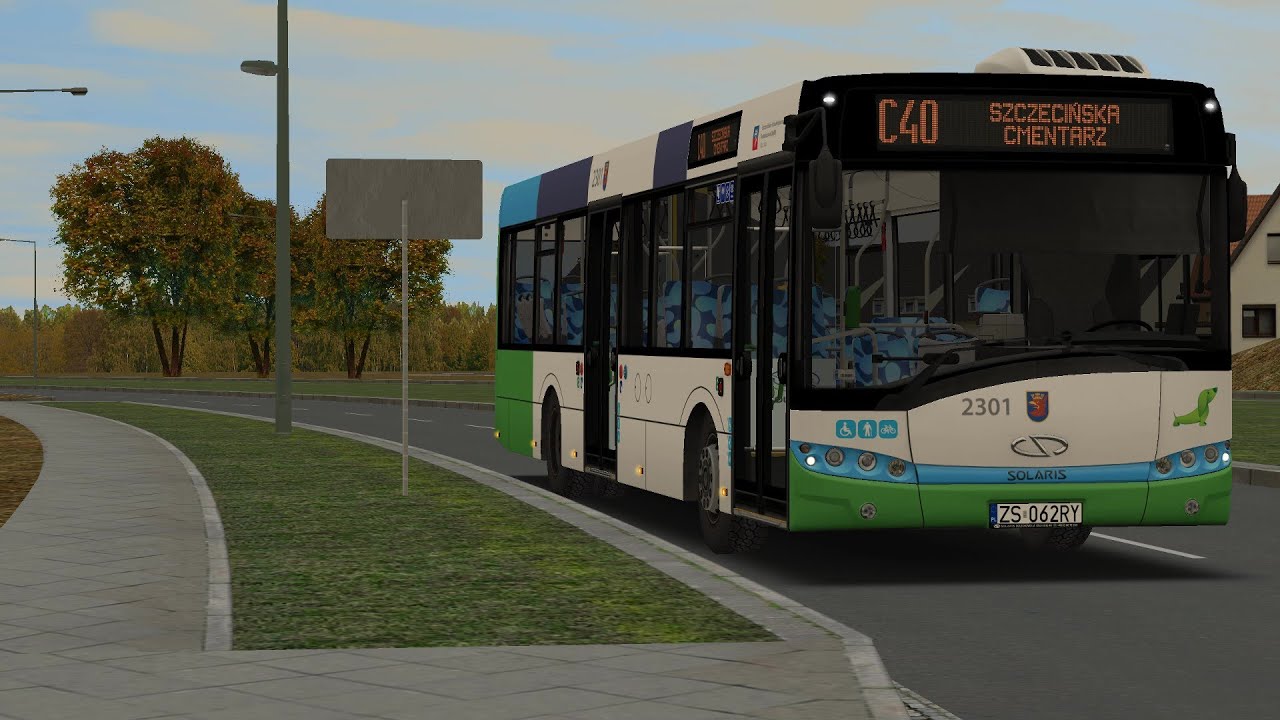🚌OMSI 2 Linia C40 Kormoranów➡️Szczecińska Cmentarz🚌🚍2301