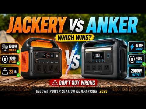 Jackery Explorer 1000 v2 vs Anker SOLIX C1000 Gen 2: Which Should You Buy?