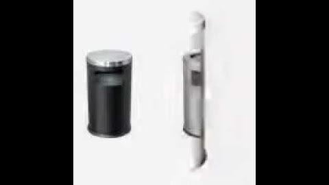 Thùng đựng rác Chất liệu: inox bóng và sơn tĩnh điện với nhiều hình dáng kích thước khác nhau