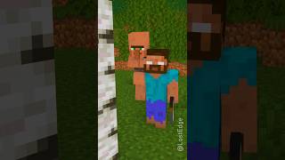 HELP Herobrine Save BABY Villager from Danger (Demons - Imagine Dragons) #villagers #demons #shorts