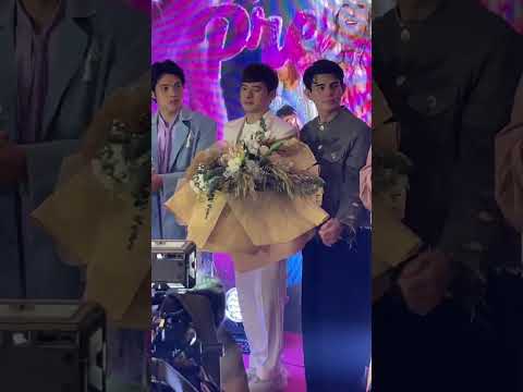 Mga ganap sa Pink Carpet Premiere Night movie “Drags to Riches” Christian, Elijah, at Inigo Pascual