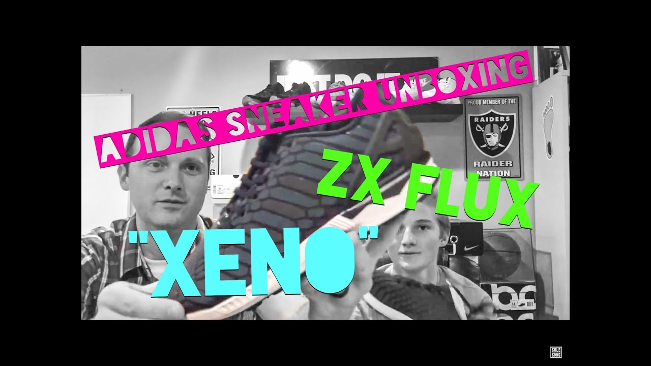 ADIDAS SNEAKER UNBOXING - XENO ZX FLUX - BLACK - YouTube