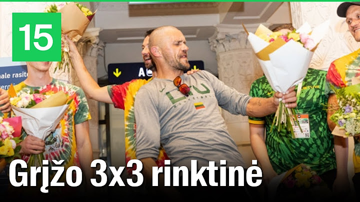 Vakarėlis oro uoste - su olimpiniais kelialapiais grįžo Lietuvos krepšinio 3x3 rinktinė