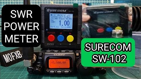 SURECOM SW102 - SWR & POWER METER, Built in Battery