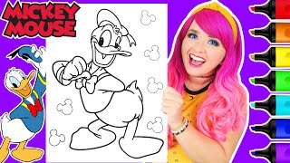 Coloring Donald Duck Disney Coloring Page | Ohuhu Art Markers Coloring Donald Duck Disney Coloring Page | Ohuhu Art Markers