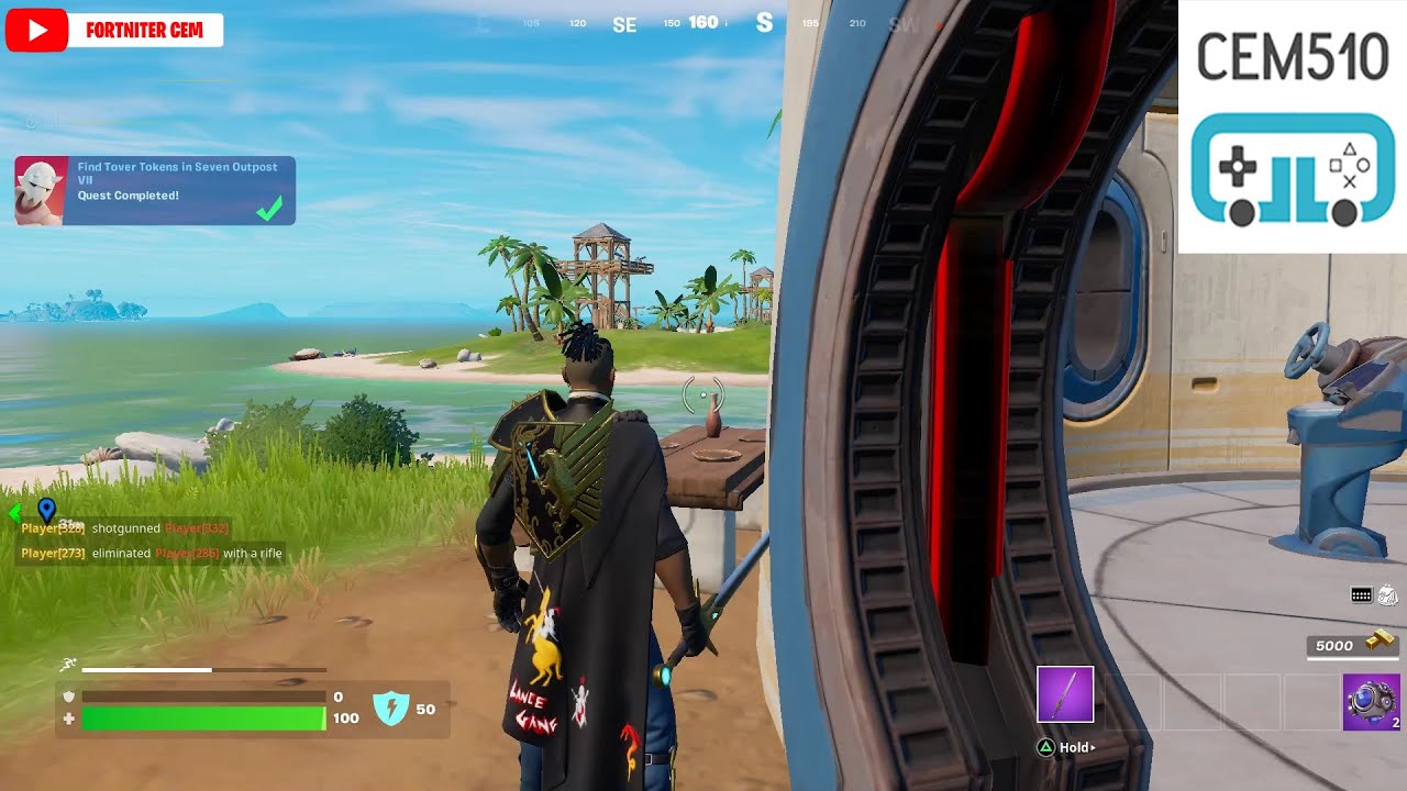 Find Tover Tokens in Seven Outpost VII Fortnite Snap Quests