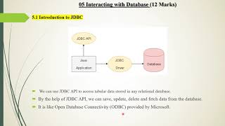 AJP Ch 05 5 1 Introduction to JDBC ODBC