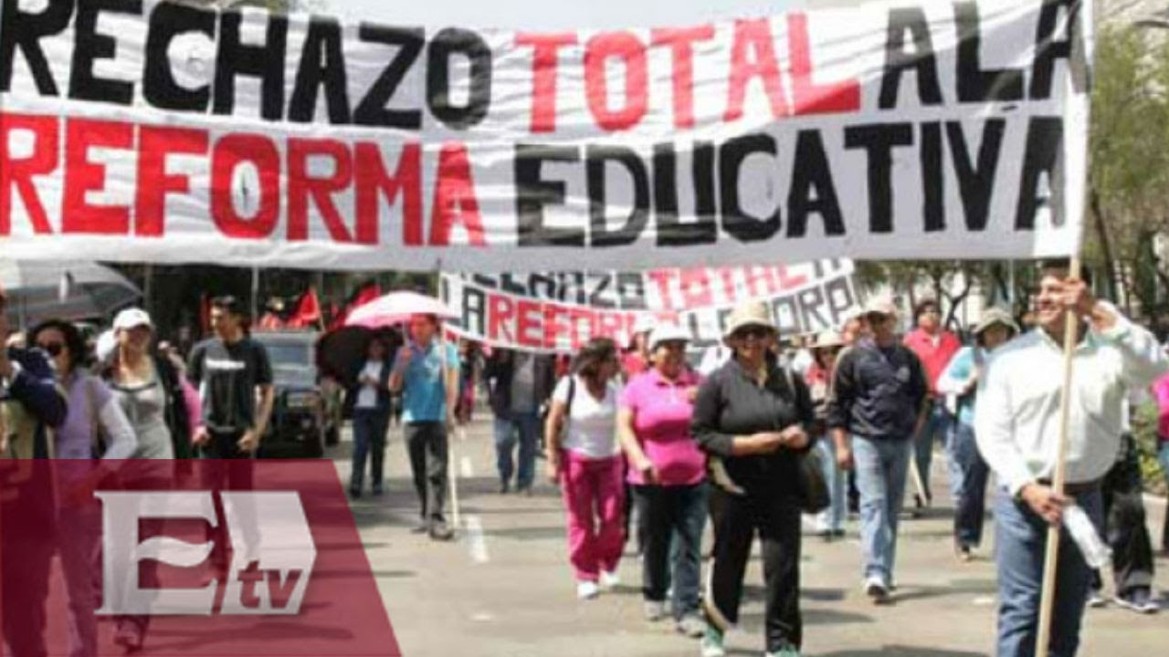 CNTE marcha contra la reforma educativa en el DF / Vianey Esquinca ...