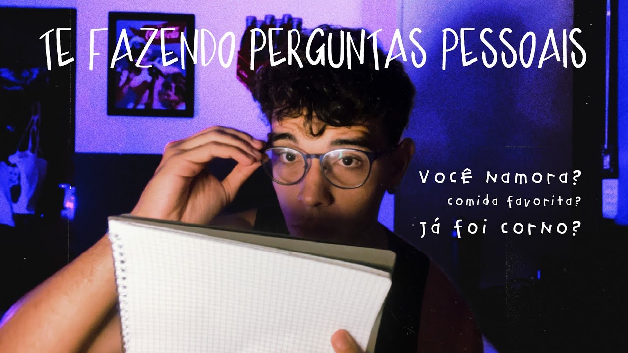 asmr lofi te fazendo perguntas pessoais 