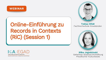 Online-Einführung zu Records in Contexts (RiC) - (Session 1)