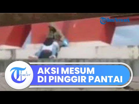 Dua Sejoli Terekam Berbuat Mesum di Pantai Manakarra Mamuju, Satpol PP Cari Identitas Keduanya